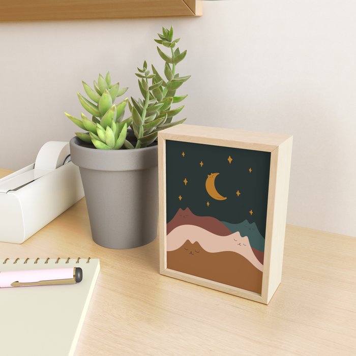 Cat Landscape 133 Mini Art Print Gallery Image 2