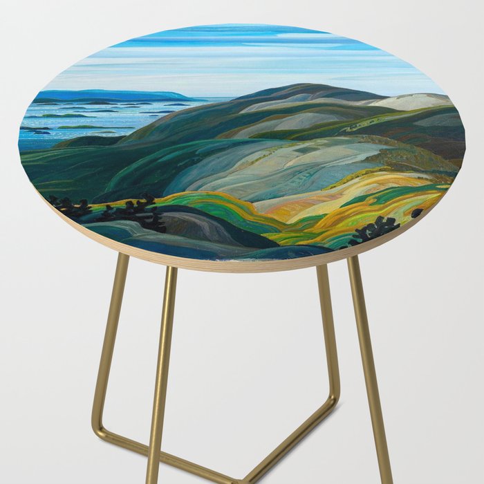 Canadian Landscape Franklin Carmichael Art Nouveau Post-Impressionism Side Table Gallery Image 2