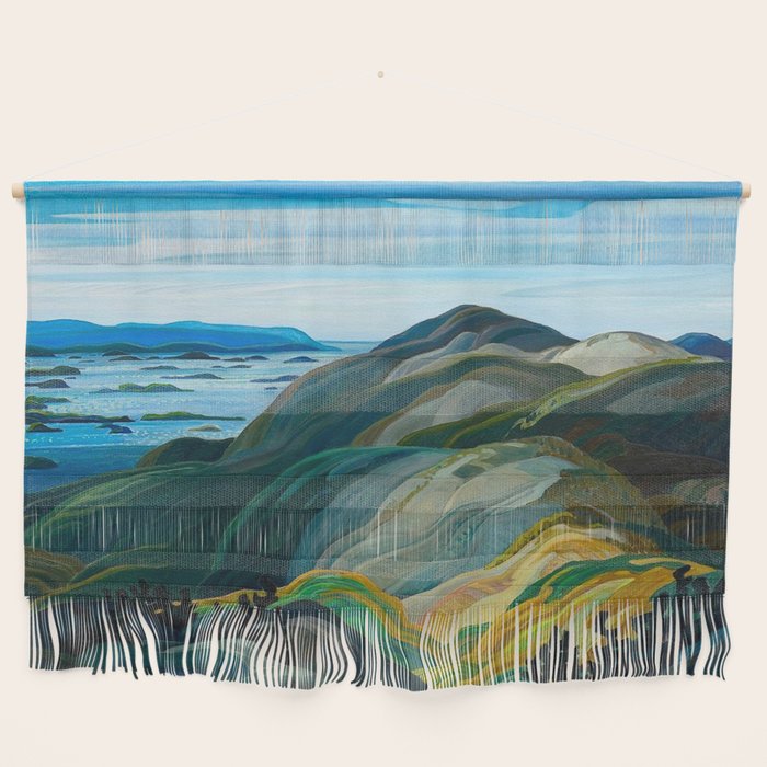 Canadian Landscape Franklin Carmichael Art Nouveau Post-Impressionism Wall Hanging Gallery Image 1