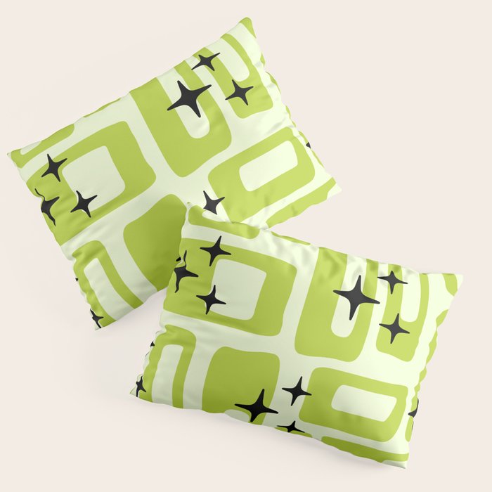 Retro Mid Century Modern Abstract Pattern 246 Pillow Sham Gallery Image 1