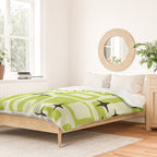 Retro Mid Century Modern Abstract Pattern 246 Duvet Cover Gallery Image 2