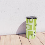 Retro Mid Century Modern Abstract Pattern 246 Travel Mug Gallery Image 4