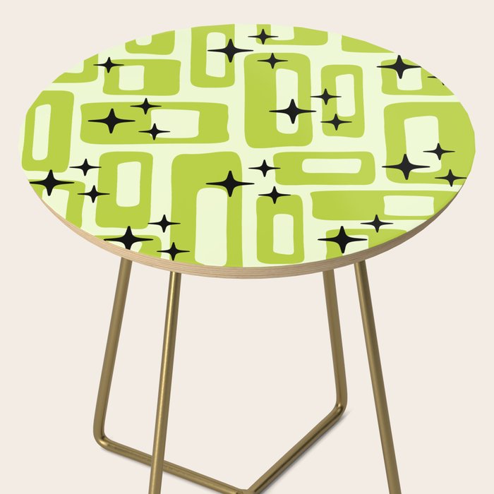 Retro Mid Century Modern Abstract Pattern 246 Side Table Gallery Image 2