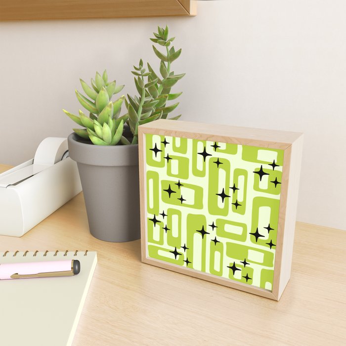 Retro Mid Century Modern Abstract Pattern 246 Mini Art Print Gallery Image 2