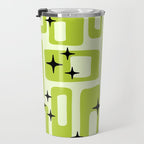 Retro Mid Century Modern Abstract Pattern 246 Travel Mug Gallery Image 3