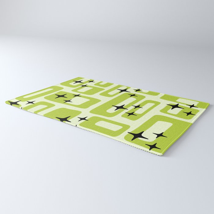 Retro Mid Century Modern Abstract Pattern 246 Rug Gallery Image 3
