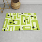 Retro Mid Century Modern Abstract Pattern 246 Rug Gallery Image 1