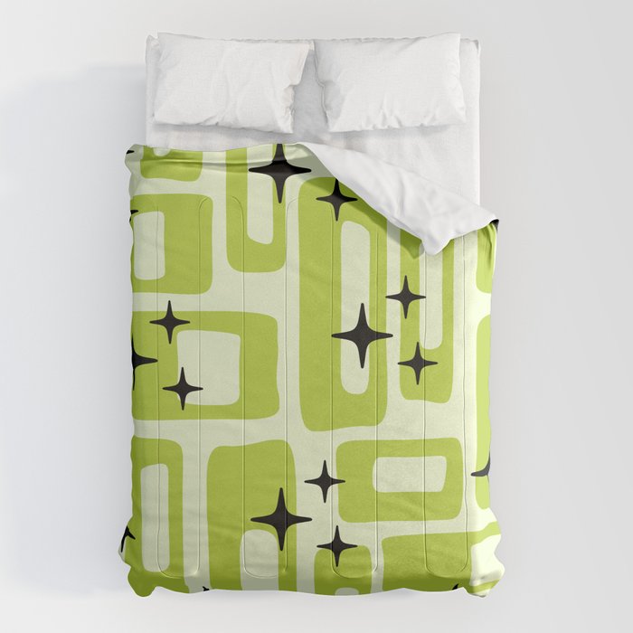 Retro Mid Century Modern Abstract Pattern 246 Comforter Gallery Image 1