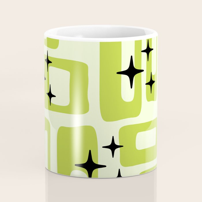 Retro Mid Century Modern Abstract Pattern 246 Coffee Mug Gallery Image 4