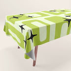 Retro Mid Century Modern Abstract Pattern 246 Tablecloth Gallery Image 1