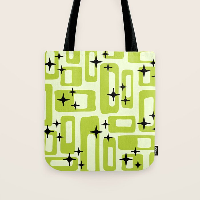 Retro Mid Century Modern Abstract Pattern 246 Tote Bag Gallery Image 1