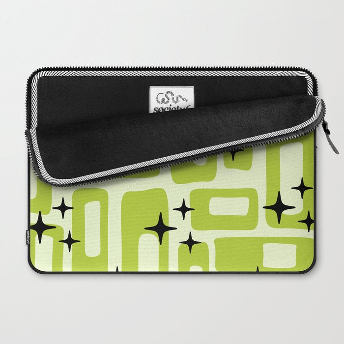 Retro Mid Century Modern Abstract Pattern 246 Laptop Sleeve Gallery Image 2