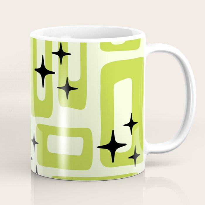Retro Mid Century Modern Abstract Pattern 246 Coffee Mug Gallery Image 1