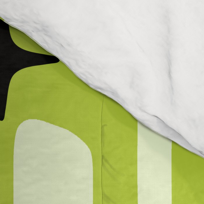 Retro Mid Century Modern Abstract Pattern 246 Comforter Gallery Image 4