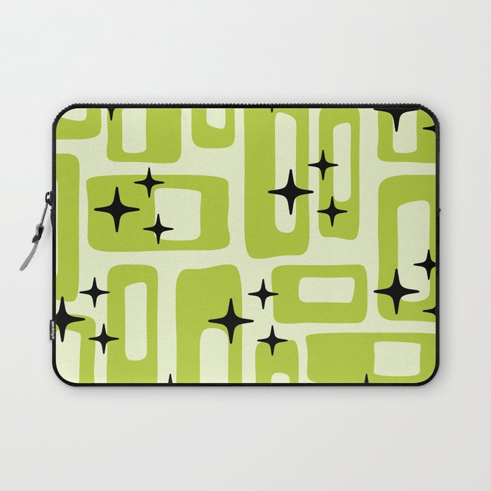 Retro Mid Century Modern Abstract Pattern 246 Laptop Sleeve Gallery Image 1