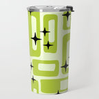 Retro Mid Century Modern Abstract Pattern 246 Travel Mug Gallery Image 2