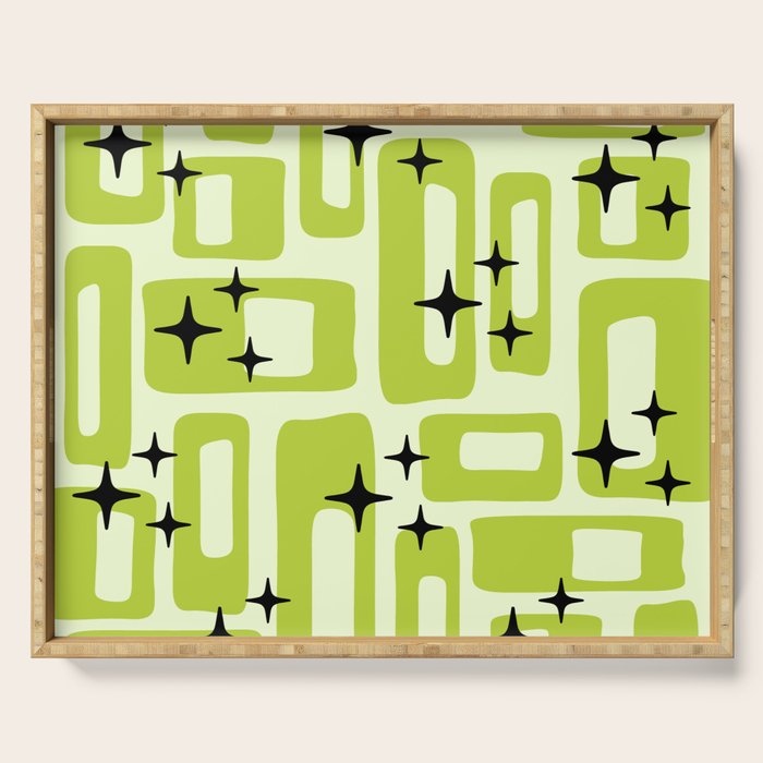 Retro Mid Century Modern Abstract Pattern 246 Serving Tray Gallery Image 1