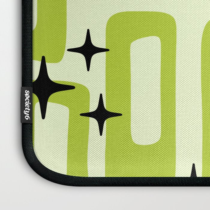 Retro Mid Century Modern Abstract Pattern 246 Laptop Sleeve Gallery Image 3