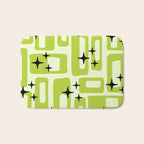 Retro Mid Century Modern Abstract Pattern 246 Bath Mat Gallery Image 1