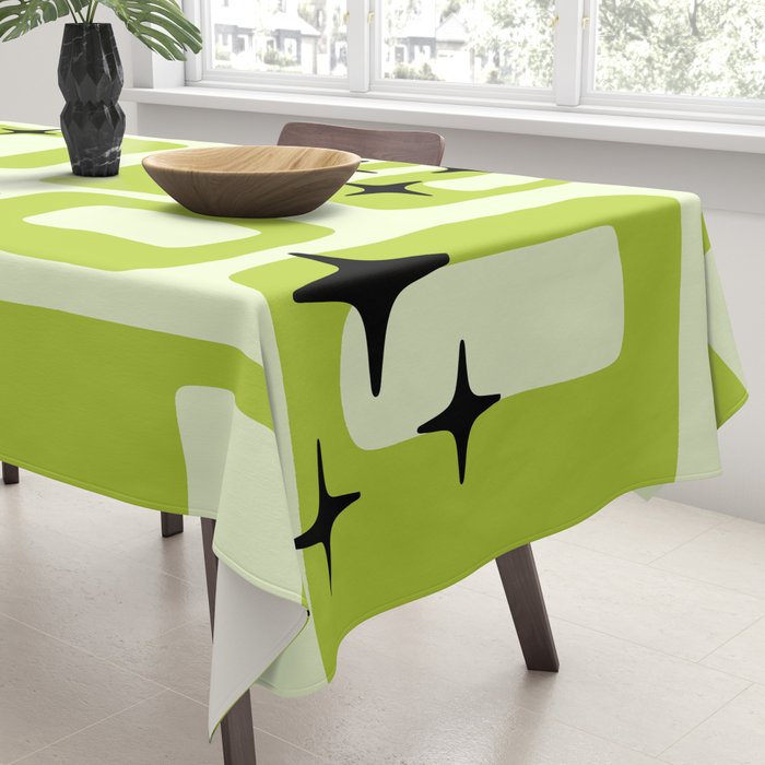 Retro Mid Century Modern Abstract Pattern 246 Tablecloth Gallery Image 3