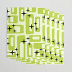 Retro Mid Century Modern Abstract Pattern 246 Wrapping Paper Gallery Image 3