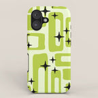 Retro Mid Century Modern Abstract Pattern 246 iPhone Case Gallery Image 1