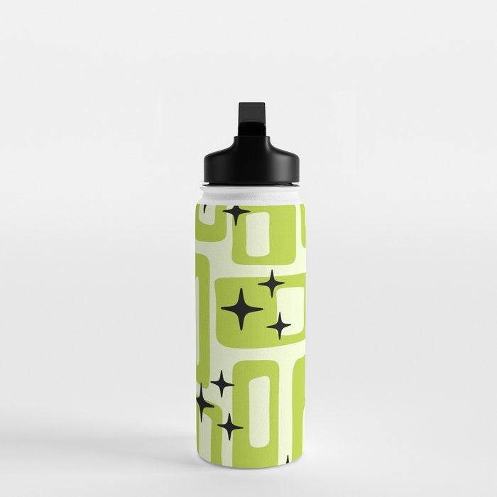 Retro Mid Century Modern Abstract Pattern 246 Water Bottle Gallery Image 3