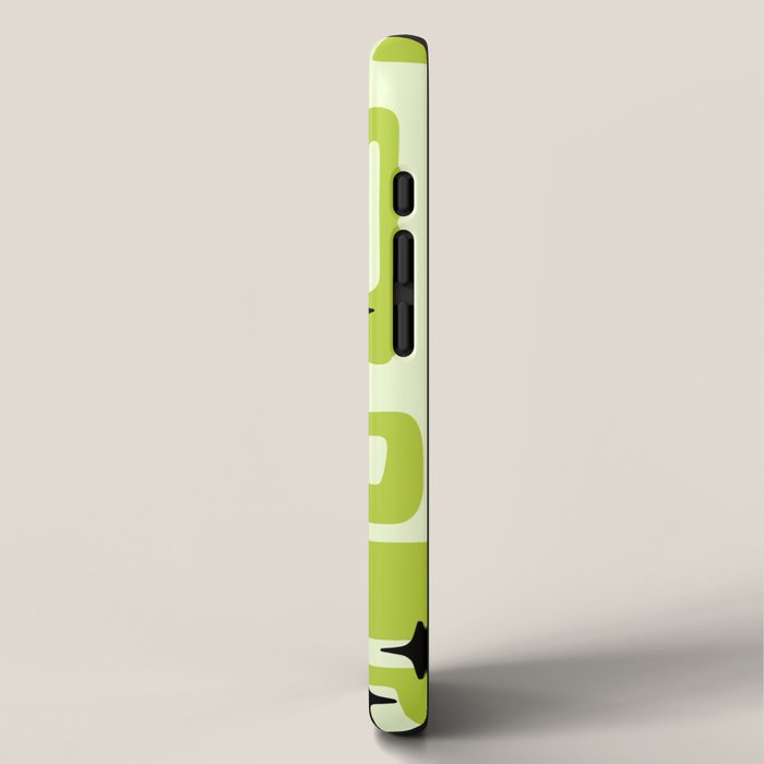 Retro Mid Century Modern Abstract Pattern 246 iPhone Case Gallery Image 2