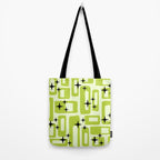 Retro Mid Century Modern Abstract Pattern 246 Tote Bag Gallery Image 2