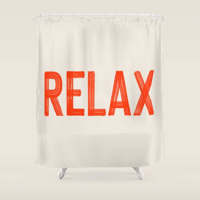 Relax Shower Curtain Gallery Image 1