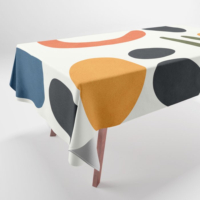 Abstract Colorful Setting 5 Tablecloth Gallery Image 1