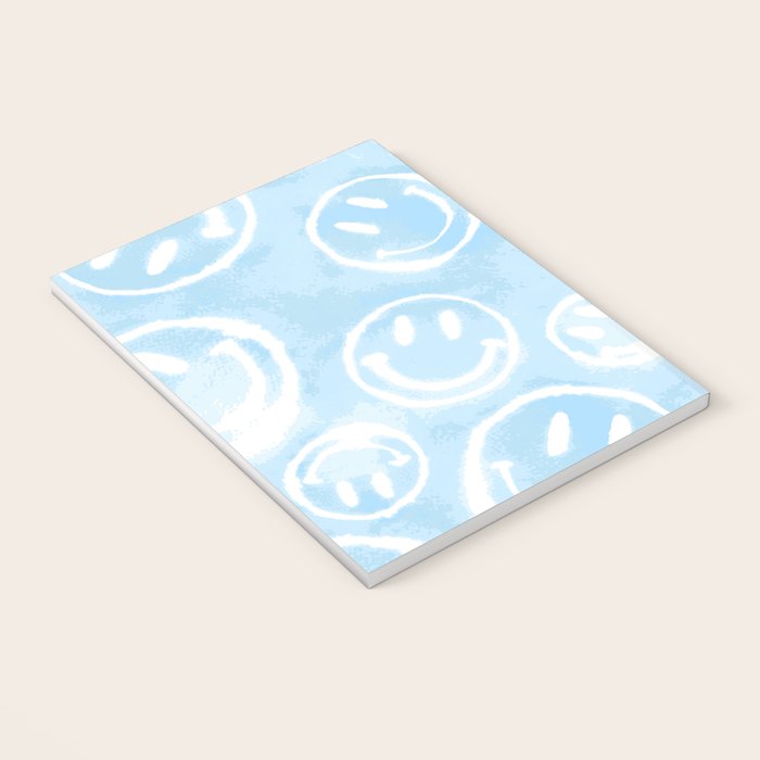 Blue Tie-Dye Smileys Notebook Gallery Image 3