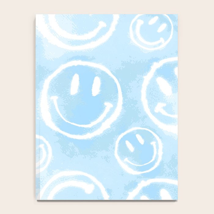 Blue Tie-Dye Smileys Notebook Gallery Image 4