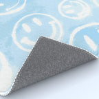 Blue Tie-Dye Smileys Rug Gallery Image 4
