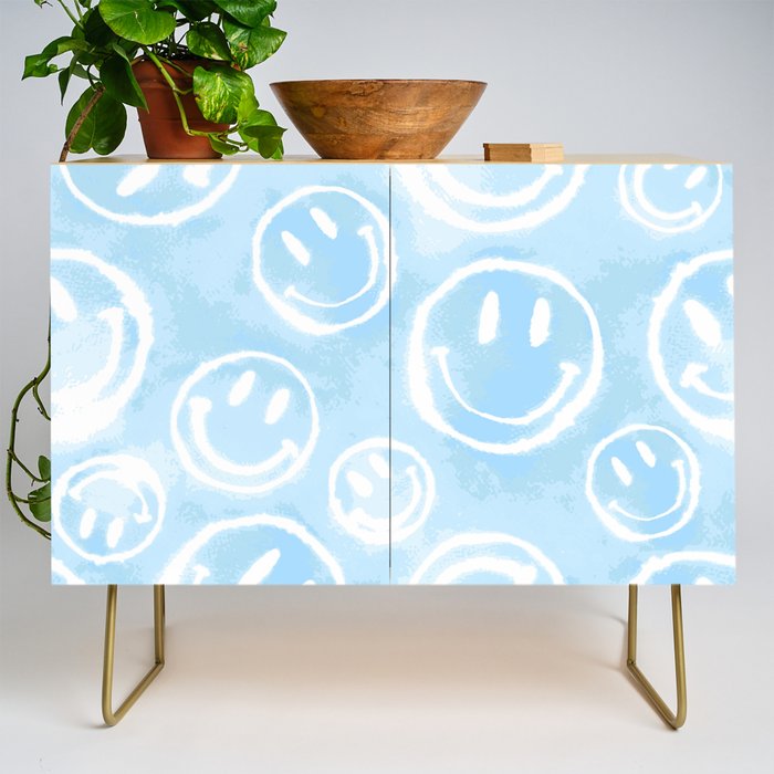 Blue Tie-Dye Smileys Credenza Gallery Image 1