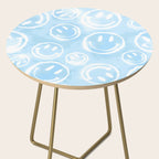 Blue Tie-Dye Smileys Side Table Gallery Image 2