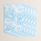 Blue Tie-Dye Smileys Wrapping Paper Gallery Image 3