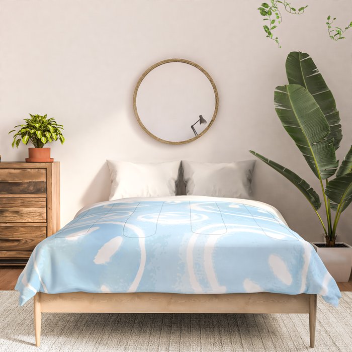 Blue Tie-Dye Smileys Comforter Gallery Image 3