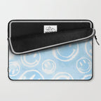 Blue Tie-Dye Smileys Laptop Sleeve Gallery Image 2