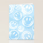 Blue Tie-Dye Smileys Stationery Card Gallery Image 2