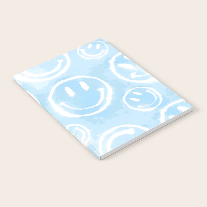 Blue Tie-Dye Smileys Notebook Gallery Image 1