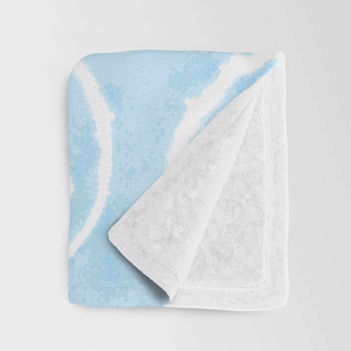 Blue Tie-Dye Smileys Throw Blanket Gallery Image 3