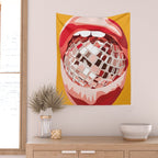 Disco Kiss 4 Wall Tapestry Gallery Image 2