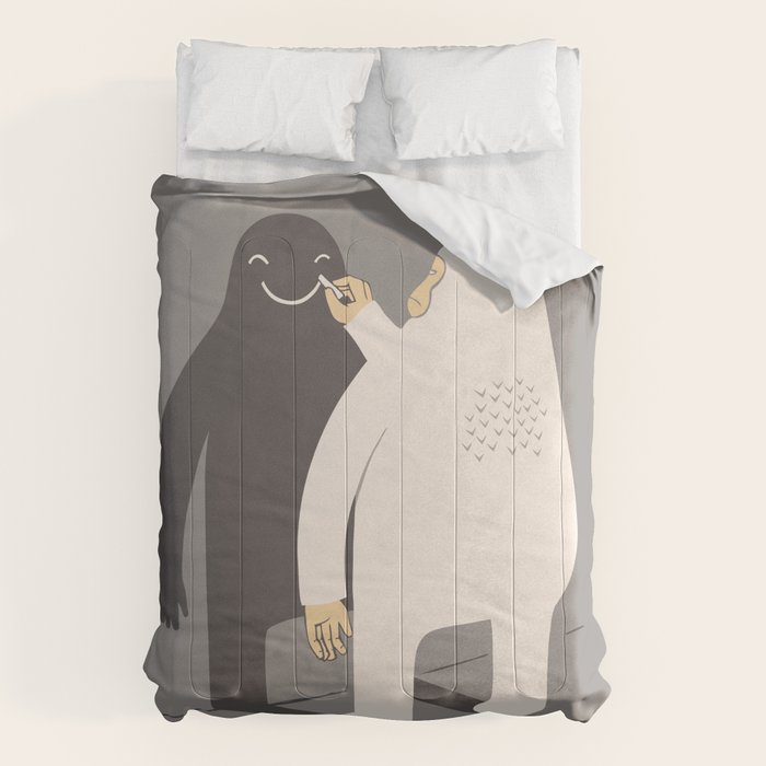 Smile my shadow Comforter Gallery Image 6