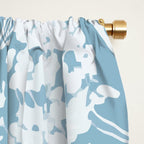 Sky Meadow Blue in Floral Window Curtain Gallery Image 2