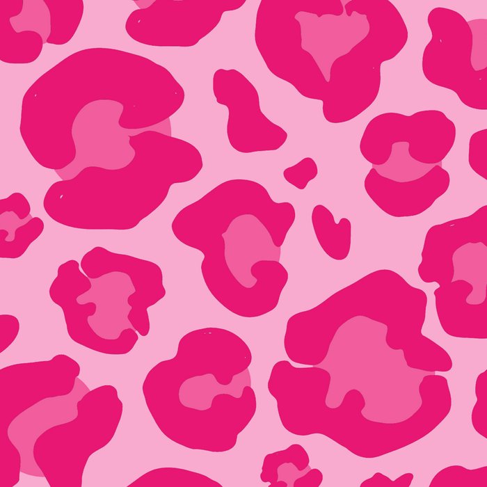 Pink Leopard Print Pattern Wallpaper - Preppy Aesthetic Coffee Mug Gallery Image 2