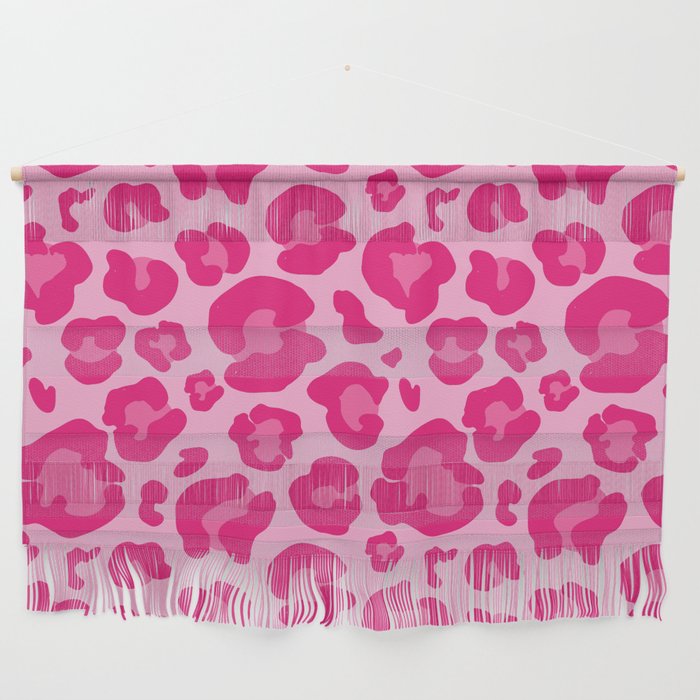 Pink Leopard Print Pattern Wallpaper - Preppy Aesthetic Wall Hanging Gallery Image 1