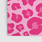Pink Leopard Print Pattern Wallpaper - Preppy Aesthetic Poster Gallery Image 3