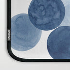 Indigo Ombre Circles Laptop Sleeve Gallery Image 3
