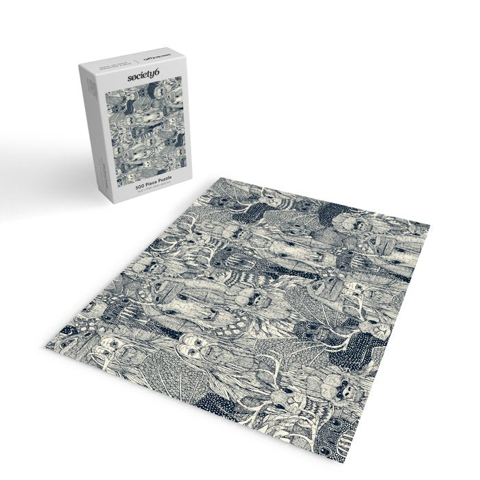 cryptid crowd indigo pearl Jigsaw Puzzle Gallery Image 2
